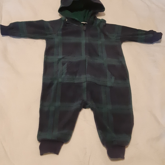 Kids George Green And Black Onesie, Unisex, Size 6-12 Months 23" L - Picture 8 of 13